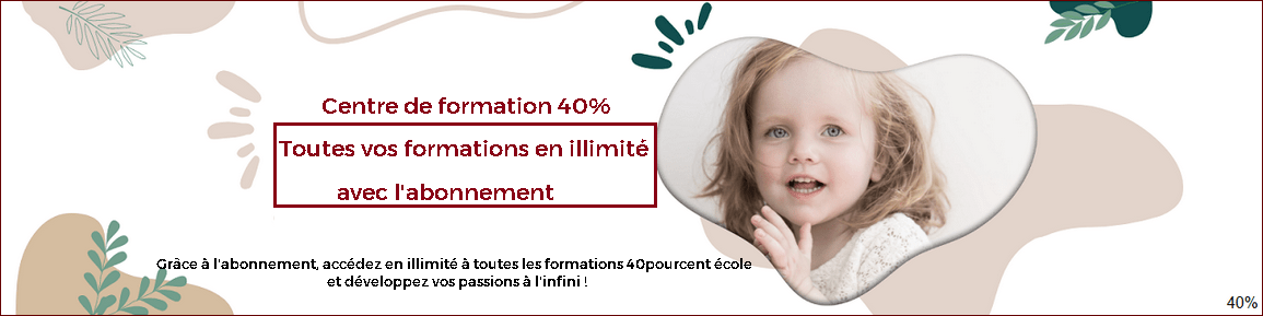 bannière 40% conseil et étude petite enfance je conseille à un ami
